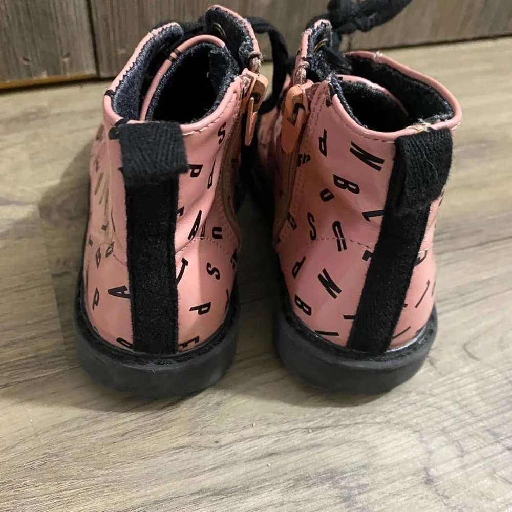 Zara Baby Alphabet Lace Up Boots